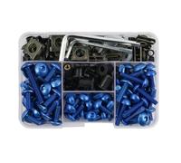TYSMYXGS Bulloni E Viti per Moto per Ducati Monster 400 600 620 696 750 796 S2R Multistrada 1000 1100 1200 749 999 848 1098 1198 Carenatura Viti per Parabrezza Viti E Bulloni(Blu)