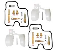 TYSMYXGS Kit di Riparazione Carburatore per Moto, Guarnizione, per H&Onda 125 Varadero XL125V XL125 125cc, Galleggiante per Revisione Carburatore Set di Ricostruzione Carburatore(Nero 2)