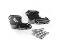 TYSMYXGS Riser Morsetto Riser Manubrio Moto per Y&amaha Tenere700 Tenere 700 World Raid T7 Rally Riser Manubrio Alza Estendi Morsetto di Montaggio Indietro Sposta(Nero 1)