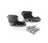 TYSMYXGS Riser Morsetto Riser Manubrio Moto per Y&amaha Tenere700 Tenere 700 World Raid T7 Rally Riser Manubrio Alza Estendi Morsetto di Montaggio Indietro Sposta(Nero 2)
