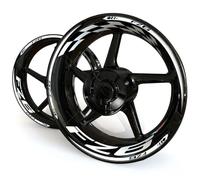 TYSMYXGS Set di Adesivi per Cerchi Moto per Yamaha FZ6 FZ 6, Strisce Impermeabili, Accessori Decorativi Pacchetto Completo di Adesivi per Cerchioni(Colore 5)