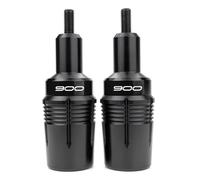 TYSMYXGS Slider di Scarico per Moto Protezione Antiurto Protezione Anticaduta per K&awasaki Z900 Z 900 Tampone Antiurto per Motore Slider Telaio Tamponi Paratelaio Protezioni(Nero,X-2)
