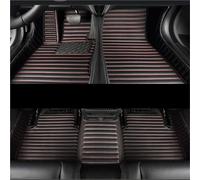 TYSMYXGS Tappetini Per Auto Per Espace 2018-2022 Per Captur Per Talisman Per Laguna Tappetini LHD Tappetini Antiscivolo Per Tutte Le Stagioni(NERO ROSSO,X-1)