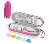 TYSORETY Custodia da viaggio per spazzolini elettrici Oral B/Oral-B Pro 1000 1500 5000 7000 e Philips Sonicare 4100 1100 5300 5100 6100/ iO Series, custodia protettiva rigida, Custodia e cappuccio