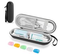 TYSORETY Custodia da viaggio per spazzolini elettrici Oral B/Oral-B Pro 1000 1500 5000 7000 e Philips Sonicare 4100 1100 5300 5100 6100/ iO Series, custodia protettiva rigida, Custodia nera e