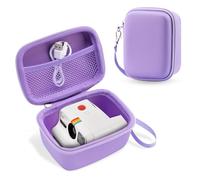 TYSORETY Custodia rigida portatile compatibile con Polaroid Go 9035 per fotocamera a stampa istantanea di seconda generazione, con tasca in rete per pellicole a colori (solo custodia) (viola)