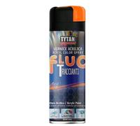 Tytan Professional Art Spray Traccianti Vernice Spray Fluorescente Pittura Acrilica Tracciante Marcatore fluo Multiuso Segnaletica Verticale Orizzontale Segnalazione Pericolo Cantiere 500 ml (Arancio)
