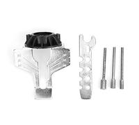 TYTOGE Accessorio per Affilare, Teste di Smerigliatura in Acciaio Ad Alta velocità con Chiave e 3 Aste di Smerigliatura per Affilatrice per Motoseghe e Lame Seghettate