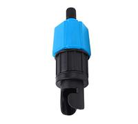 TYTOGE Adattatore per Valvola Dell'Aria per Paddle Board, Connettore per Valvola Gonfiabile 4 in 1 con Pompa Ad Aria per Auto per Gommone per Canoa Kayak (Blu)