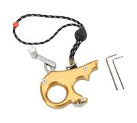 TYTOGE Aiuto per Il Rilascio del Grilletto del Pollice per Tiro con l', | Materiale in lega di alluminio, ergonomia confortevole, leggero e portatile, uso con la mano sinistra o destra