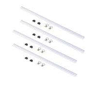 TYTOGE Binario a L in Alluminio, 1 Metro per Rimorchi (Argento) | Costruzione resistente, lunghezza precisa, raccordi a 8 o-ring, uso versatile