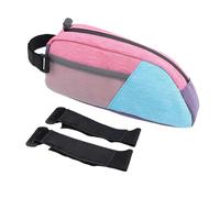 TYTOGE Borsa da Bici con Tubo Orizzontale, Design Impermeabile da 0,8 | Materiale in nylon resistente, profilo sottile per bici da strada, tasca in rete per gli oggetti essenziali
