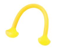 TYTOGE Cinghia Elastica per Espansore Toracico, Durevolezza, elasticità Morbida, Corda da Tirare in Silicone con una Sola Parola, Leggera per l'allenamento per le Donne (Gialla)