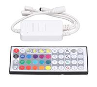 TYTOGE Controller per Strisce LED, Telecomando a Infrarossi WIFI RGB a 44 Tasti con 3 Pulsanti Funzione di Temporizzazione Doppia modalità per Strisce LED RGB CC da 5 V a 24 V