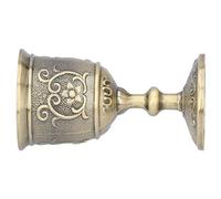 TYTOGE Coppa da Vino Vintage in Bronzo, Dimensione Ideale per il Freddo | Materiale metallico, ideale per intrattenere, versatile per latte o vino