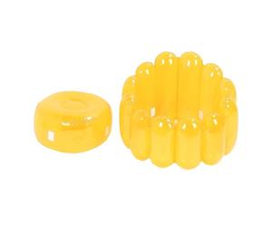 TYTOGE Divano Gonfiabile, Divano Gonfiabile per Esterni Portatile con Colore Trasparente per Feste in Piscina, Soggiorno, Camera da Letto (Giallo)