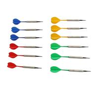 TYTOGE Freccette Punta Morbida, Confezione da 12 con 100 Punte di | Plastica Flessibile, Compatibile con Freccette Elettroniche, Uso Home Bar, Colori, 100 Punte di Ricambio