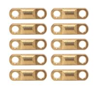 TYTOGE Gancio Girevole a Doppia estremità, Connettore in Ottone 10,5 Mm | Robusta struttura in ottone, resistente all\'ossidazione, versatile per borse, artigianato, scarpe e reti pesca