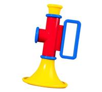 TYTOGE Giocattolo in Corno di Plastica, Regalo di Compleanno Giocattolo Tromba Multifunzionale Colore Vivido Educativo Facile da Usare per la Casa (Rossa)