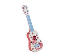 TYTOGE Giocattolo per Ukulele, Chitarra per Bambini Portatile Giocabile con Modello di Cartone Animato, Plastica Carina per Bambini (Modello volpe alla fragola)