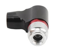 TYTOGE Gonfiatore per Pneumatici per Bicicletta a CO2, Gonfiaggio Rapido Funzionamento Facile Universale Adattatore per CO2 per Pneumatici per Bici con Attacco Rapido per Mountain Bike (Nera)