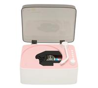 TYTOGE Lettore CD, Mini Altoparlante Bluetooth retrò Multifunzionale con Design Grammofono Vintage, per Lettore Musicale Portatile Casa Camera da Letto Soggiorno (Roseo)