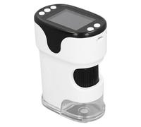 TYTOGE Microscopio Digitale Portatile, Microscopio Portatile 1000mAh 1000X Schermo a Colori da 2 Pollici Connettore a Vite da 1/4 di Pollice per il Presente (Bianca)