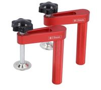 TYTOGE Morsetto per Cani da Banco 19 Mm, Pressione Regolabile a Sgancio | Materiale in lega di alluminio, efficiente strumento per la lavorazione del legno, protezione in gomma, adatto per progetti