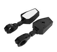 TYTOGE Morsetto Regolabile per Specchietto Retrovisore a 180 Gradi | Compatibile con roll bar rotondo da 1,75 pollici, ABS ad alto impatto, morsetto in alluminio resistente