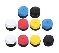 TYTOGE Nastro per Impugnatura per Racchetta da Tennis, Overgrip per Racchetta da Tennis da 10 Pezzi Installazione Semplice Versatile per Canna da Pesca (Colore misto)
