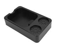TYTOGE Organizzatore di Buste per caffè, Scatola di Immagazzinaggio Multifunzionale in ABS con Distributore Portafiltro da 51 Mm 53 Mm 58 per la Casa (Nera)