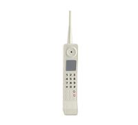 TYTOGE Ornamento retrò per Cellulare, Materiale Decorativo Vintage Leggero e Portatile in Ferro per L'home Office, con un Design Vivido e Resistente Ai Colori per Regalo (Bianco)