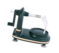 TYTOGE Pelapatate per Mele, Peeling Efficiente Pelapatate Manuale Uniforme e Preciso, Sicuro per gli Agrumi (Verde scuro)