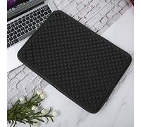 TYTOGE per Laptop da 15,6 Pollici con Texture a Diamante, Protettiva con Borsa con Cerniera per Notebook (Nera)