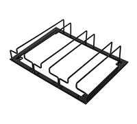 TYTOGE Portabicchieri da Vino, Porta Calici Sotto il Mobiletto, Organizer in Metallo con Design Capovolto per la Conservazione del Bar della Sala da Pranzo (3 slot lunghi 30 cm larghi 22,5 cm neri)