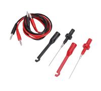 TYTOGE Puntali di Prova per Multimetro, Kit Professionale di Puntali di Prova Elettronici con Doppie Spine Maschio da 4 Mm per Multimetri, Pinze Amperometriche e Test elettrici.