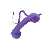 TYTOGE Ricevitore Telefonico retrò, Cornetta Telefonica Multifunzione per Cellulare Comodo Volume Regolabile a Prova di Radiazioni con Presa da 3,5 Mm per Computer (Viola)