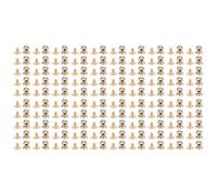 TYTOGE Rivetti con Bottoni a Testa Tonda, Rivetti Artigianali in Pelle con Vite in Ferro 8 Mm in Lega di Alluminio 6 Mm per Borse Portafogli Scarpe Cinture Giubbotti