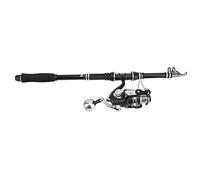 TYTOGE Set di Canne da Pesca con Mulinello da Spinning GC1000 Combo di Mulinelli Telescopici per la Pesca Sul Fiume in Mare