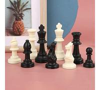 TYTOGE Set di Pezzi degli Scacchi, Materiale PP Resistente, Altezza Re 3 | L\'artigianato raffinato, adatto a bambini dai 3 anni in su, promuove l\'intelligenza e il legame familiare