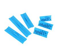 TYTOGE Set per Goffratura per Torte, 6 Stampi per Parole Inglesi | Plastica alimentare, facile da usare, per fondente, ideale per compleanni, riutilizzabile, resistente