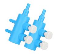 TYTOGE Splitter Aria per Acquario, Design a 2 Vie | Materiale plastico, facile da collegare, adatto per tubo da 4mm