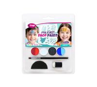 TyToo My First Facepaint - Set trucco per bambini con stencil a mosaico (cane e gatto)