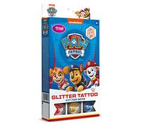 TyToo Paw Patrol - Set di tatuaggi glitterati per ragazzi