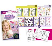 TyToo Tatuaggi per bambini delicati sulla pelle e lavabili, resistenti all'acqua 2-6 giorni, sicuri per la pelle sensibile dei bambini, produttore UE (Cuties and Beauties)