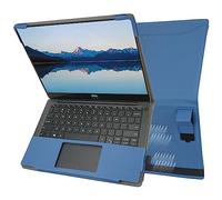 TYTX Custodia a libro in pelle PU compatibile solo per notebook Dell XPS 13 9370 9380 9305 7390 non 2 in 1 2018 ~ 2022 (blu)