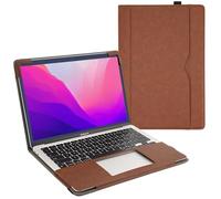 TYTX - Custodia in pelle per MacBook Air 13,3 pollici, per MacBook Air 13.3 2010-2017(A1466/A1369), colore: Marrone scuro