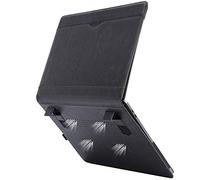 TYTX Custodia Macbook Pro 16 Pollici 2019-2021 A2141, Custodia in pelle protettivo Libro Cover con Supporto Funzione & Ventilato Compatibile con MacBook Pro 16 Pollic, Nero