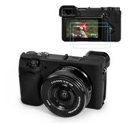 TYUANDOUER Custodia per fotocamera A6400 A6300 e kit di accessori per la protezione dello schermo LCD, custodia morbida in silicone per fotocamera digitale Sony Alpha A6400 A6300, copertura corpo con
