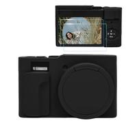TYUANDOUER TZ99 Custodia per fotocamera e kit di accessori per protezione schermo LCD, custodia in silicone morbido per fotocamera Panasonic Lumix DC-TZ99, custodia protettiva per DC-TZ99/ZS99 con